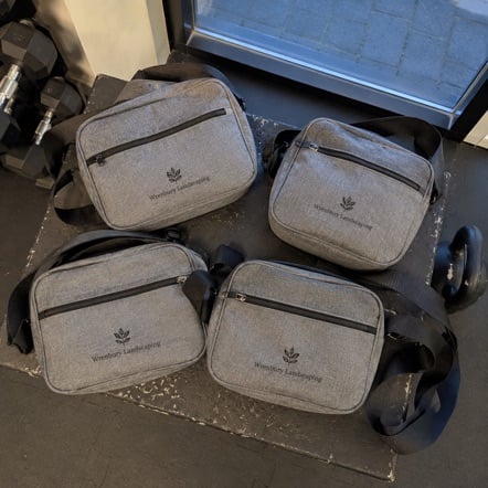 Customized crossbody bags for run clubs, studios and fitness